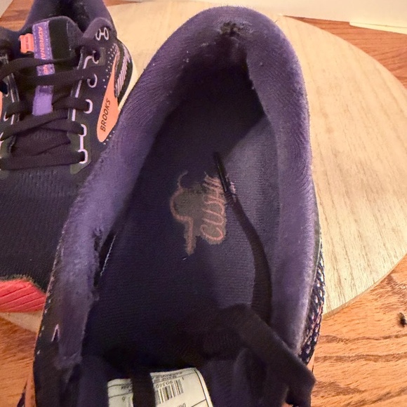Brooks Adrenaline GTS 22 Women’s Running Shoes Navy Peach Lavender Size 8 B - Picture 7 of 7